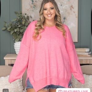 Easel Crewneck Relaxed Fit Sweater